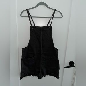 aerie denim overalls/jumper